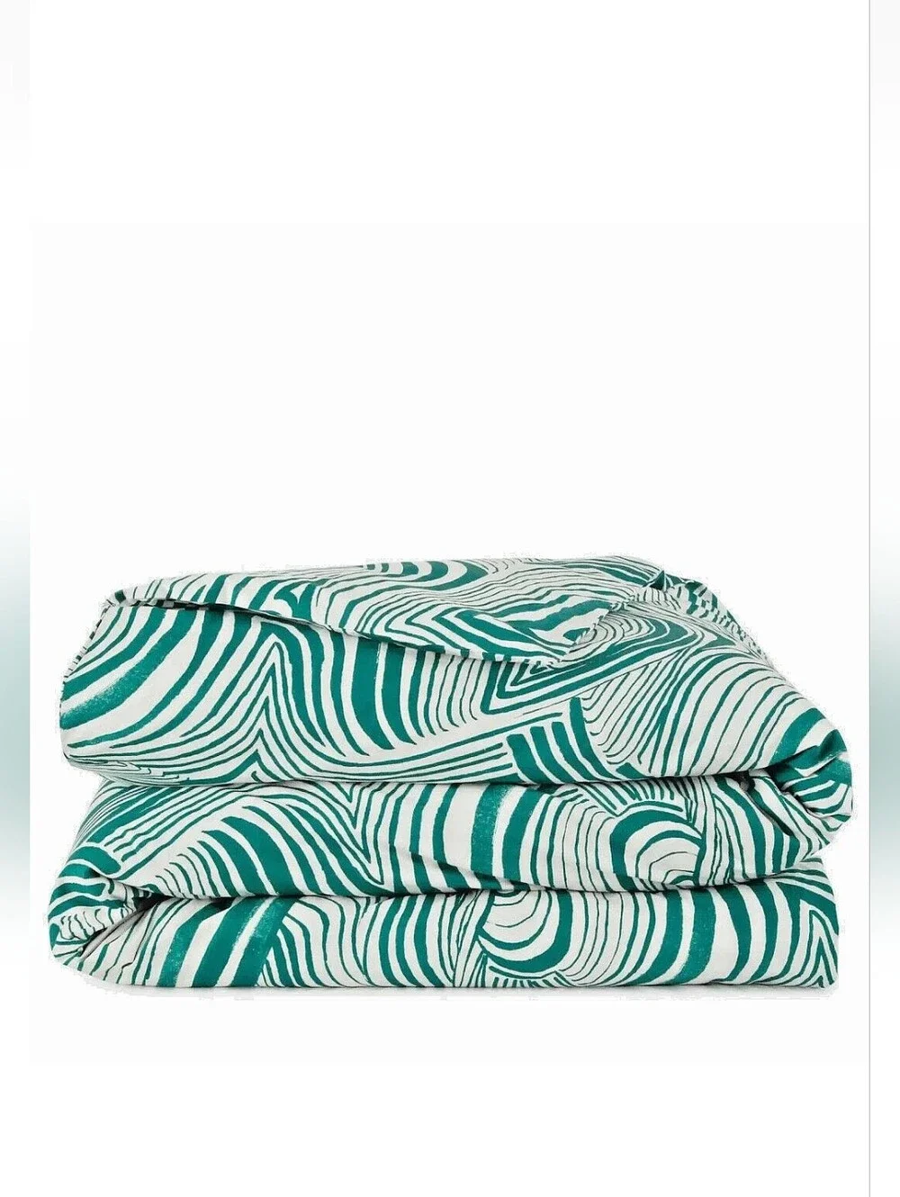 New Novogratz by Utica King Size 3 Pc Comforter Set Patina Teal White Animal